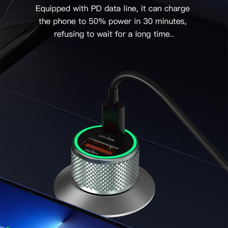 TOTUDESIGN DCCPD-010 Blade Series 20W Fast Charging Car Charger(Black) - HoMEdemic™ 