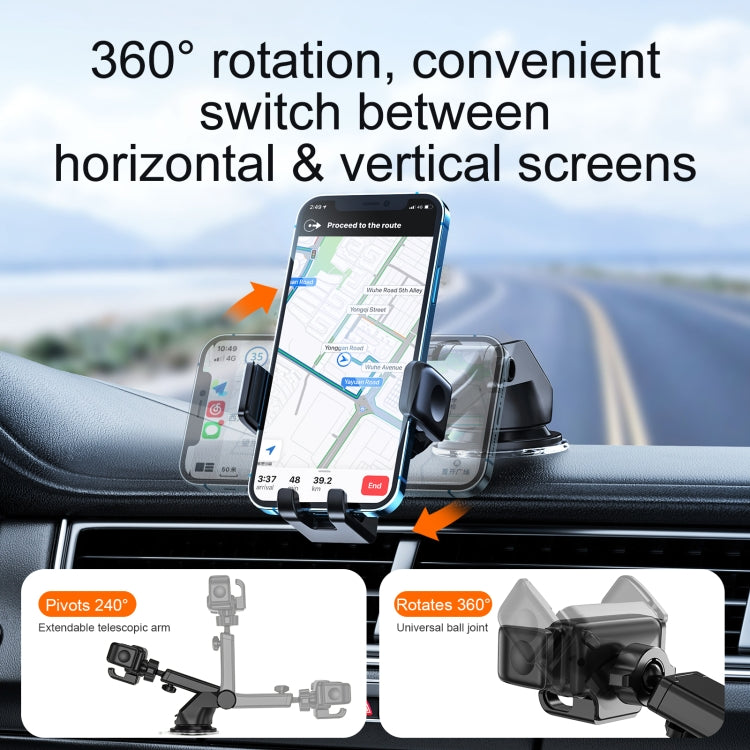 JOYROOM JR-ZS283 Dash Board Car Phone Holder(Black) - HoMEdemic™ 