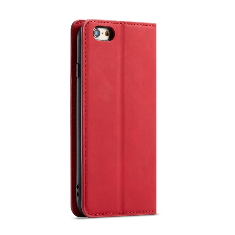 For iPhone 6s Plus / 6 Plus Forwenw Dream Series Oil Edge Strong Magnetism Horizontal Flip Leather Case with Holder & Card Slots & Wallet & Photo Frame(Red) - HoMEdemic™ 