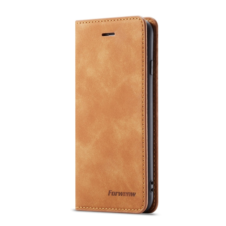 For iPhone 6s Plus / 6 Plus Forwenw Dream Series Oil Edge Strong Magnetism Horizontal Flip Leather Case with Holder & Card Slots & Wallet & Photo Frame(Brown) - HoMEdemic™ 