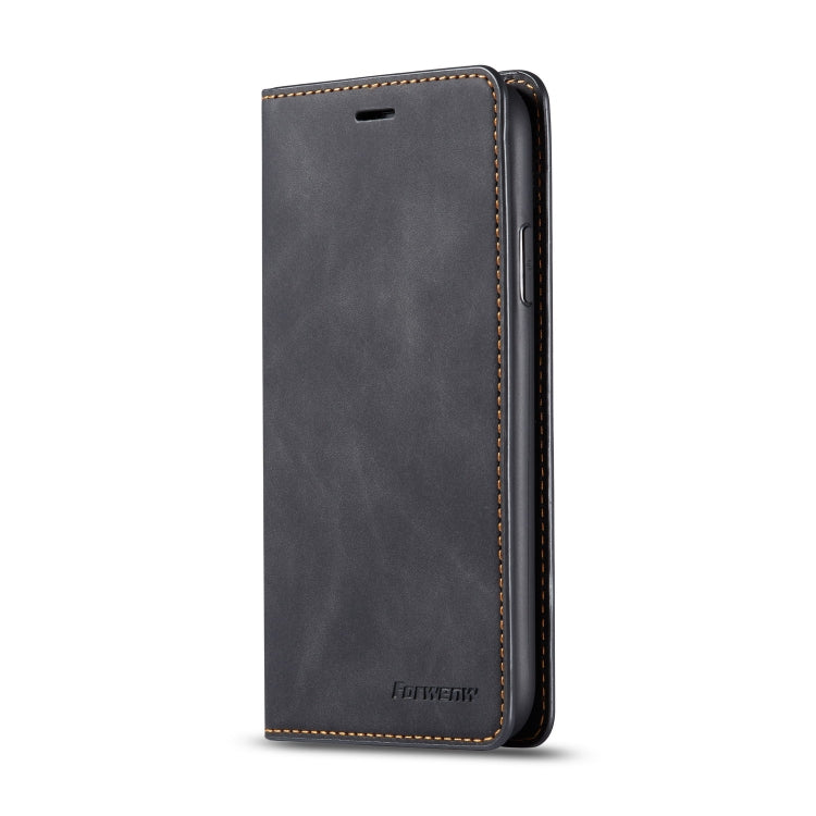 For iPhone 11 Forwenw Dream Series Oil Edge Strong Magnetism Horizontal Flip Leather Case with Holder & Card Slots & Wallet & Photo Frame(Black) - HoMEdemic™ 