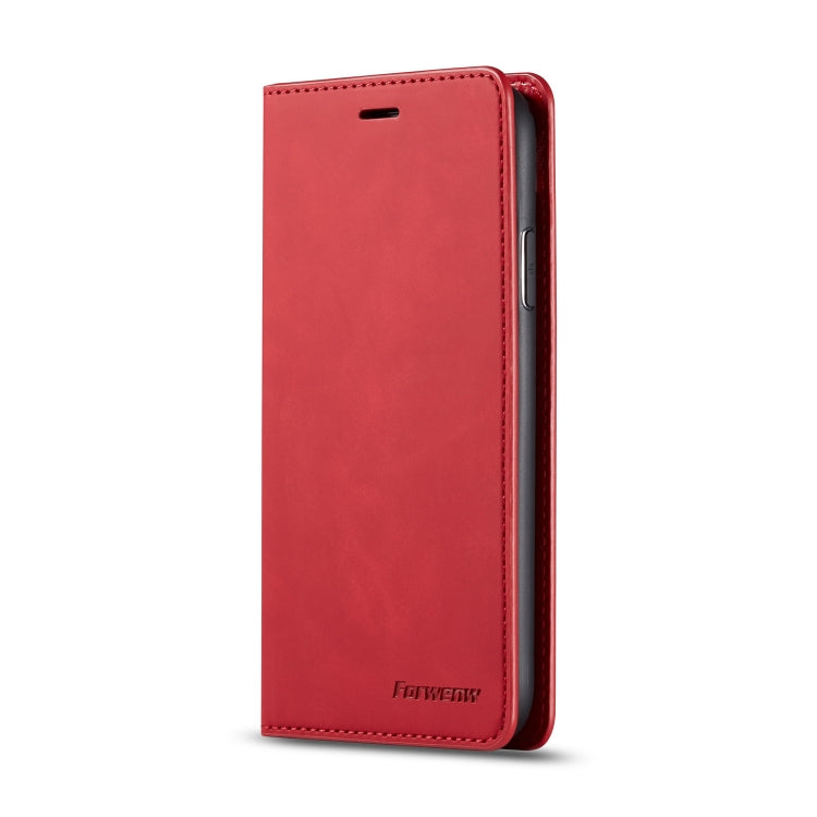 For iPhone 11 Forwenw Dream Series Oil Edge Strong Magnetism Horizontal Flip Leather Case with Holder & Card Slots & Wallet & Photo Frame(Red) - HoMEdemic™ 