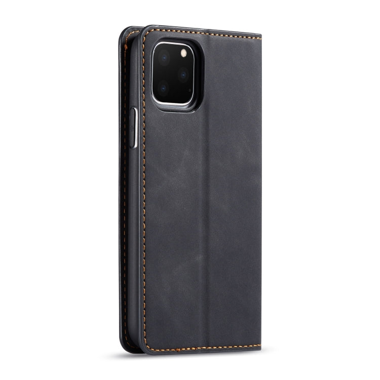 For iPhone 11 Pro Forwenw Dream Series Oil Edge Strong Magnetism Horizontal Flip Leather Case with Holder & Card Slots & Wallet & Photo Frame(Black) - HoMEdemic™ 