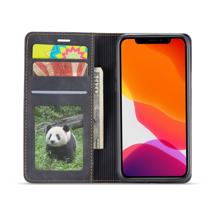 For iPhone 11 Pro Forwenw Dream Series Oil Edge Strong Magnetism Horizontal Flip Leather Case with Holder & Card Slots & Wallet & Photo Frame(Black) - HoMEdemic™ 