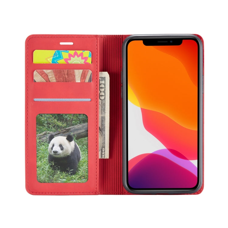For iPhone 11 Pro Max Forwenw Dream Series Oil Edge Strong Magnetism Horizontal Flip Leather Case with Holder & Card Slots & Wallet & Photo Frame(Red) - HoMEdemic™ 