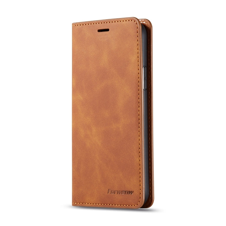 For iPhone 11 Pro Max Forwenw Dream Series Oil Edge Strong Magnetism Horizontal Flip Leather Case with Holder & Card Slots & Wallet & Photo Frame(Brown) - HoMEdemic™ 