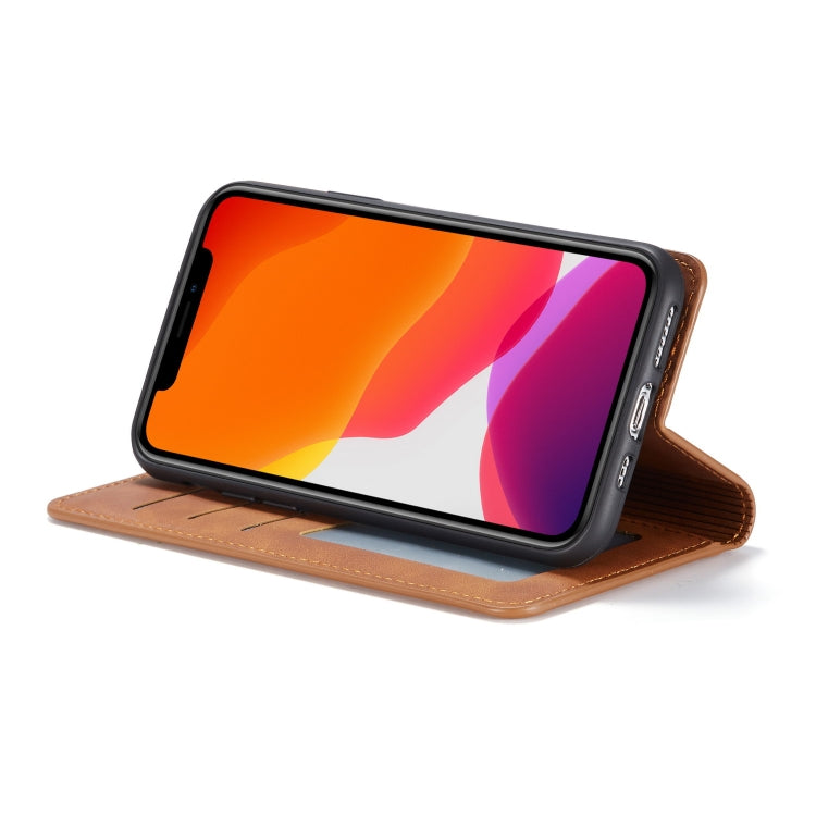 For iPhone 11 Pro Max Forwenw Dream Series Oil Edge Strong Magnetism Horizontal Flip Leather Case with Holder & Card Slots & Wallet & Photo Frame(Brown) - HoMEdemic™ 