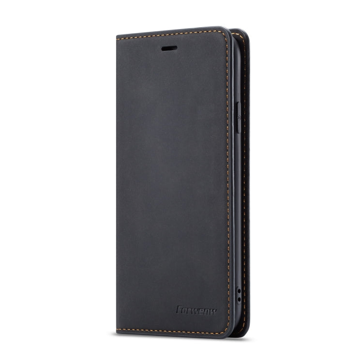 For iPhone XR Forwenw Dream Series Oil Edge Strong Magnetism Horizontal Flip Leather Case with Holder & Card Slots & Wallet & Photo Frame(Black) - HoMEdemic™ 