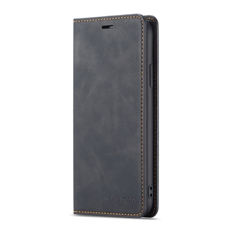 For iPhone X / XS Forwenw Dream Series Oil Edge Strong Magnetism Horizontal Flip Leather Case with Holder & Card Slots & Wallet & Photo Frame(Black) - HoMEdemic™ 