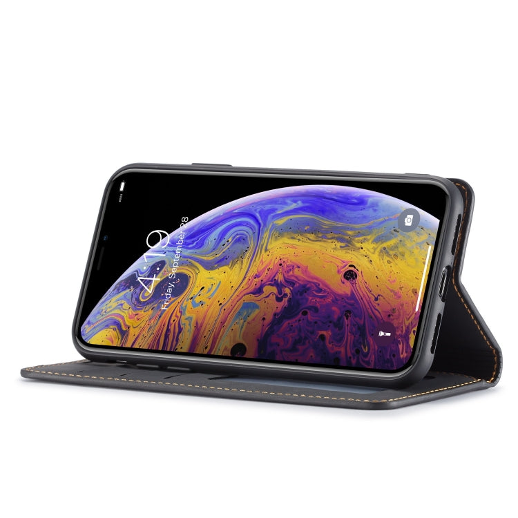 For iPhone X / XS Forwenw Dream Series Oil Edge Strong Magnetism Horizontal Flip Leather Case with Holder & Card Slots & Wallet & Photo Frame(Black) - HoMEdemic™ 