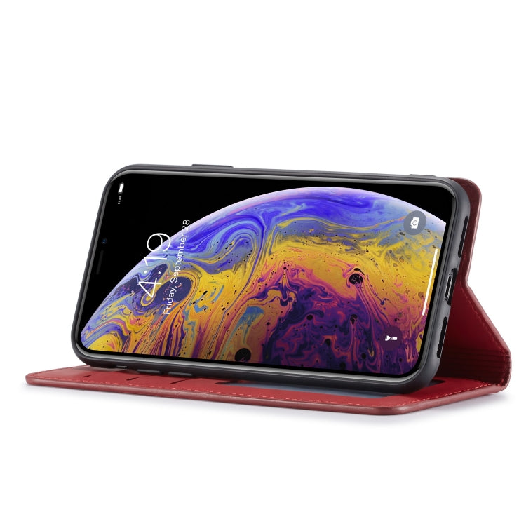 For iPhone X / XS Forwenw Dream Series Oil Edge Strong Magnetism Horizontal Flip Leather Case with Holder & Card Slots & Wallet & Photo Frame(Red) - HoMEdemic™ 