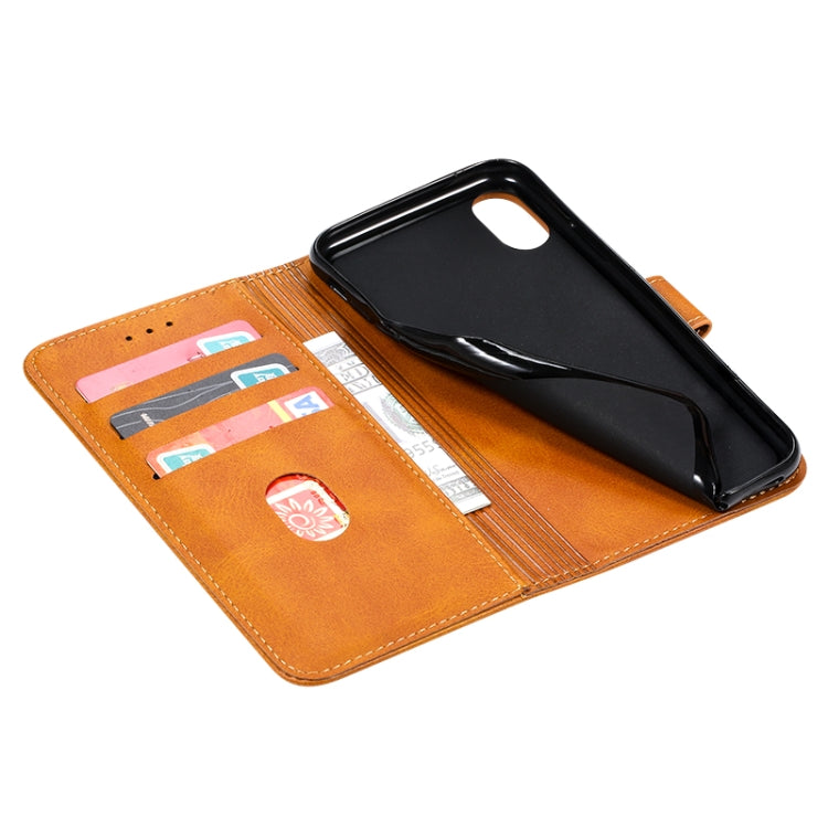 For iPhone XS Max GUSSIM Magnetic Horizontal Flip Leather Case with Holder & Card Slots & & Wallet(Red) - HoMEdemic™ 