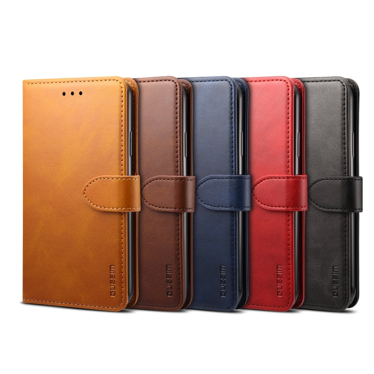 For iPhone 11 GUSSIM Magnetic Horizontal Flip Leather Case with Holder & Card Slots & & Wallet(Red) - HoMEdemic™ 