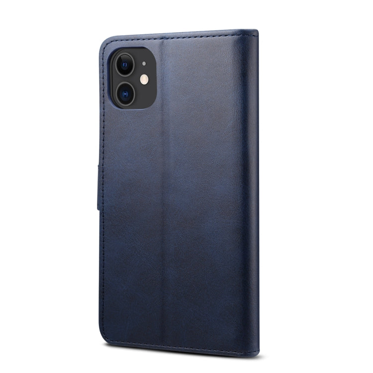 For iPhone 11 GUSSIM Magnetic Horizontal Flip Leather Case with Holder & Card Slots & & Wallet(Blue) - HoMEdemic™ 