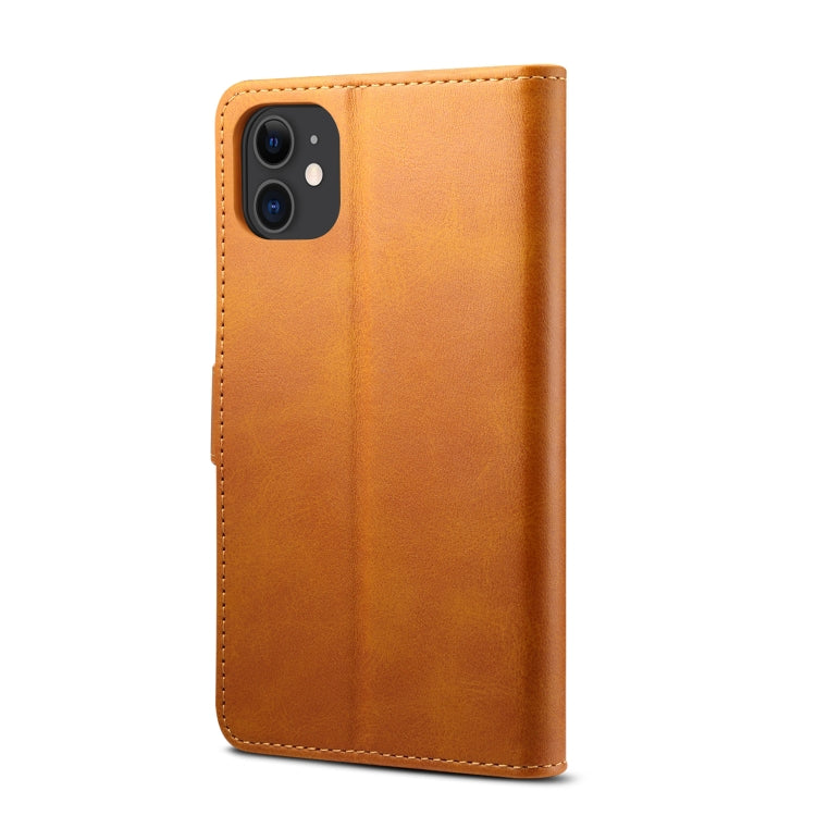 For iPhone 11 Pro Max GUSSIM Magnetic Horizontal Flip Leather Case with Holder & Card Slots & & Wallet(Yellow) - HoMEdemic™ 