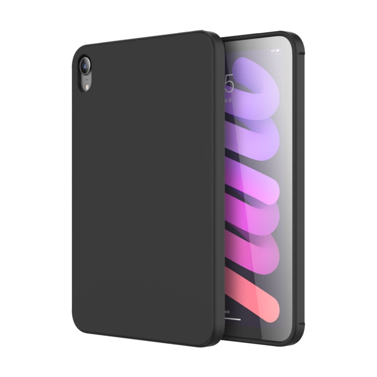 For iPad mini 2024 / mini 6 Mutural Silicone Microfiber Tablet Case(Black) - HoMEdemic™ 