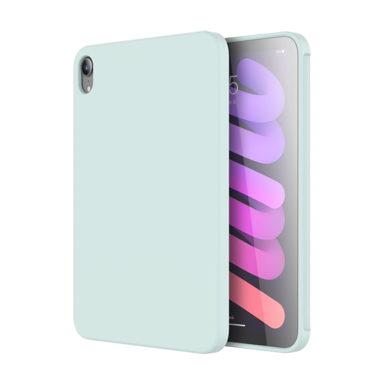For iPad mini 2024 / mini 6 Mutural Silicone Microfiber Tablet Case(Sky Blue) - HoMEdemic™ 