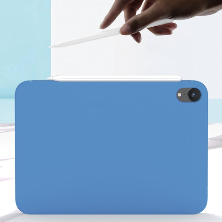 For iPad mini 2024 / mini 6 Mutural Silicone Microfiber Tablet Case(Lavender) - HoMEdemic™ 