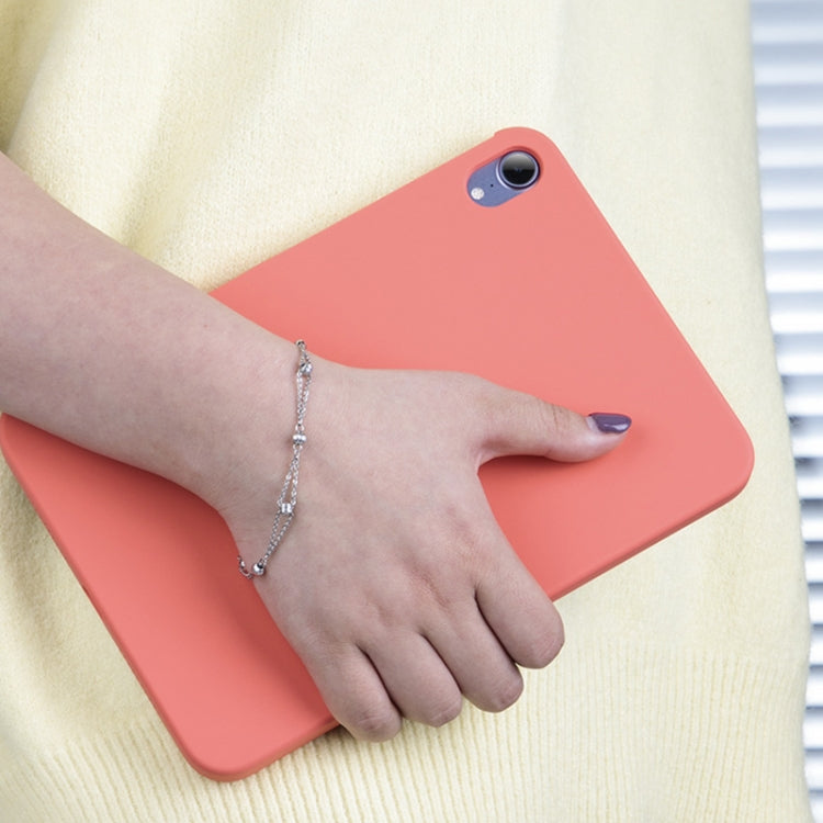 For iPad mini 2024 / mini 6 Mutural Silicone Microfiber Tablet Case(Lavender) - HoMEdemic™ 
