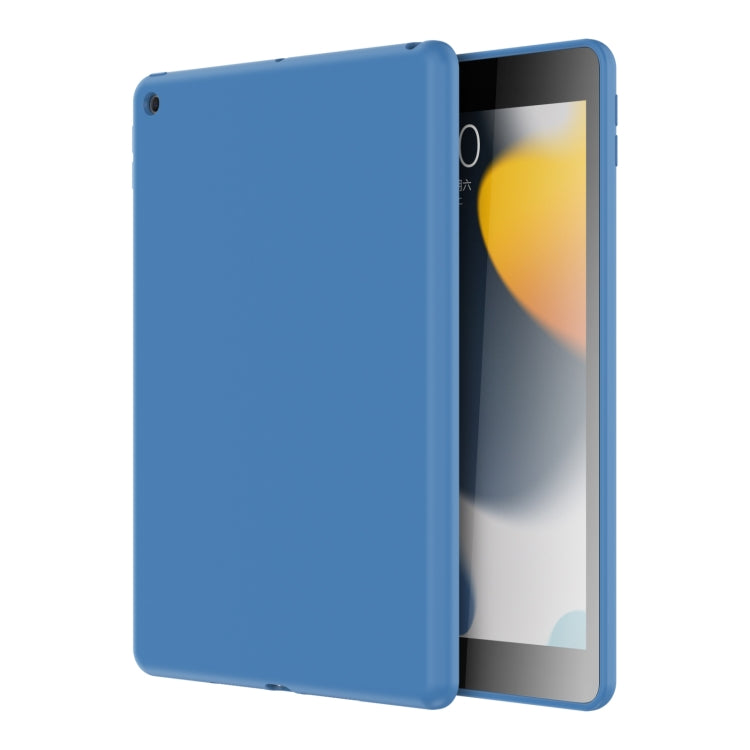 For iPad 10.2 2021 / 2020 / 2019 Mutural Silicone Microfiber Tablet Case(Light Blue) - HoMEdemic™ 