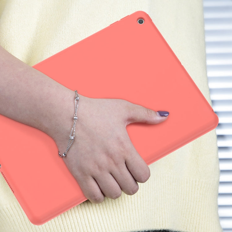 For iPad 10.2 2021 / 2020 / 2019 Mutural Silicone Microfiber Tablet Case(Light Blue) - HoMEdemic™ 