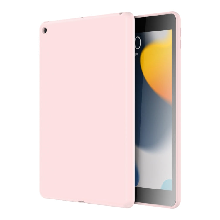 For iPad 10.2 2021 / 2020 / 2019 Mutural Silicone Microfiber Tablet Case(Pink) - HoMEdemic™ 