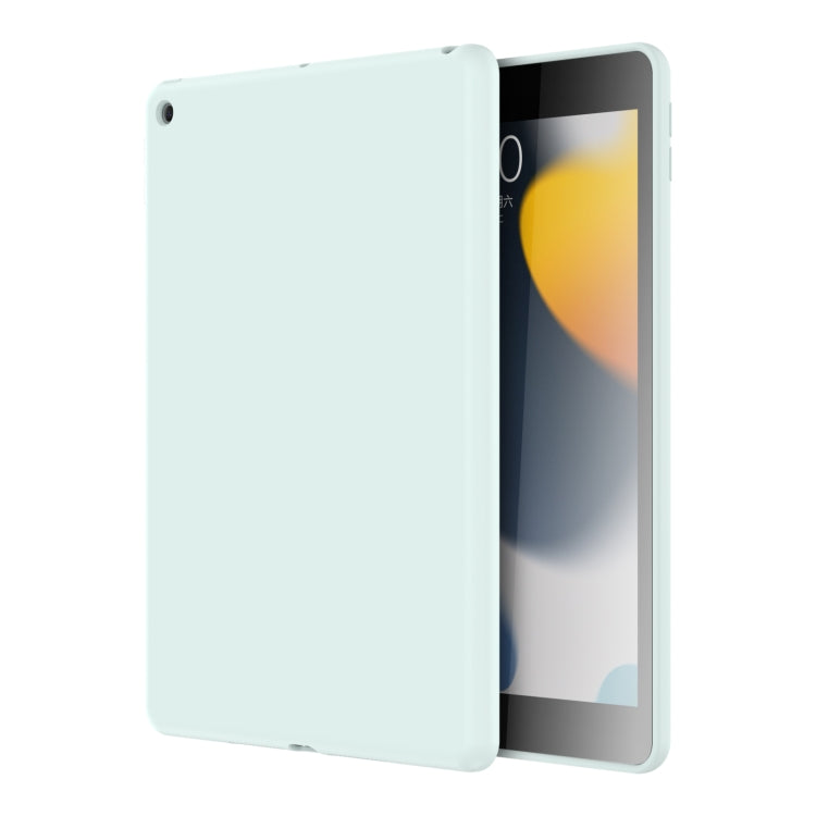 For iPad 10.2 2021 / 2020 / 2019 Mutural Silicone Microfiber Tablet Case(Sky Blue) - HoMEdemic™ 