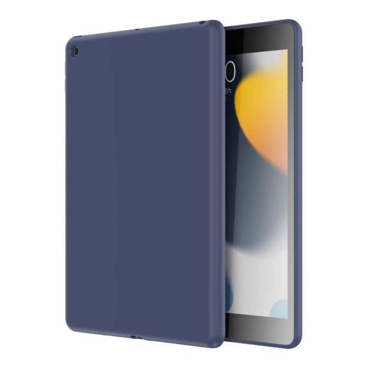 For iPad 10.2 2021 / 2020 / 2019 Mutural Silicone Microfiber Tablet Case(Midnight Blue) - HoMEdemic™ 