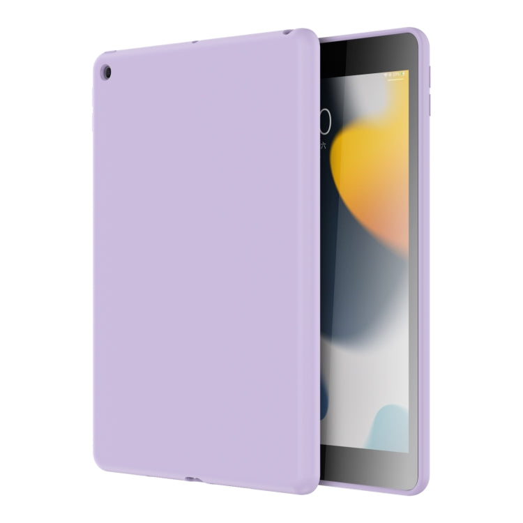 For iPad 10.2 2021 / 2020 / 2019 Mutural Silicone Microfiber Tablet Case(Lavender) - HoMEdemic™ 
