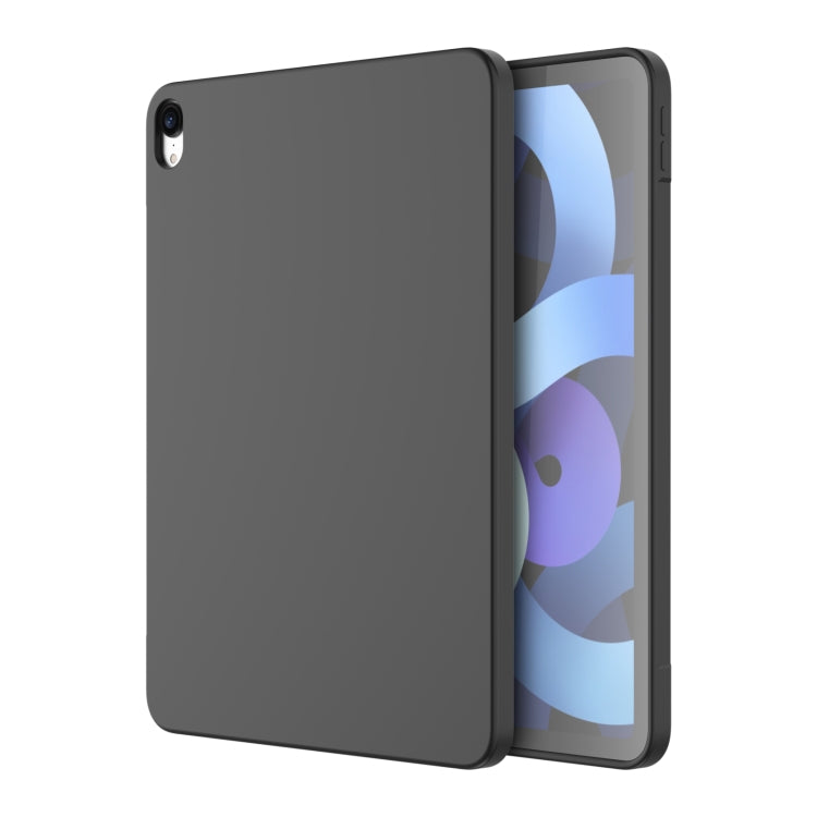 For iPad Air 11 2024 / Air 2022 /  Air 2020 10.9 Mutural Silicone Microfiber Tablet Case(Black) - HoMEdemic™ 