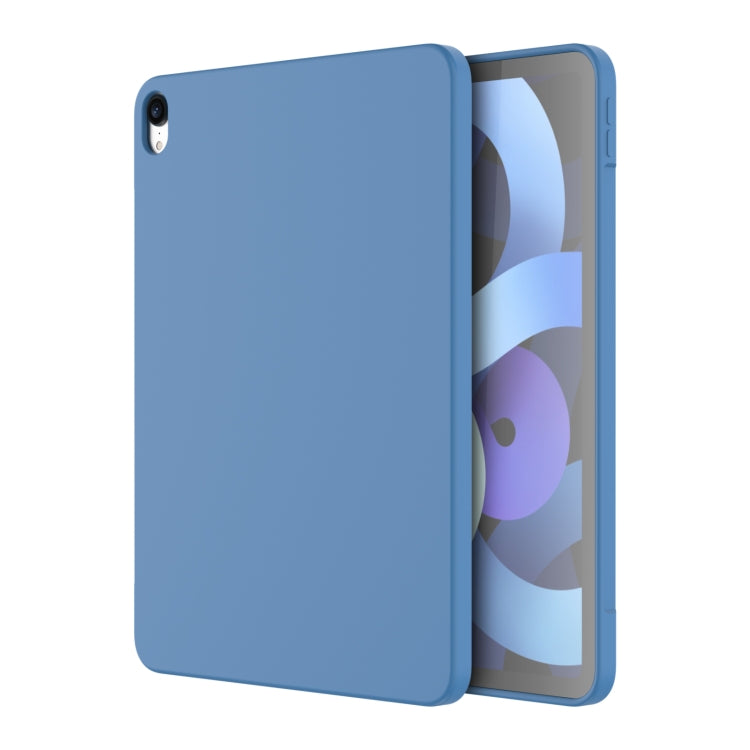 For iPad Air 11 2024 / Air 2022 /  Air 2020 10.9 Mutural Silicone Microfiber Tablet Case(Light Blue) - HoMEdemic™ 