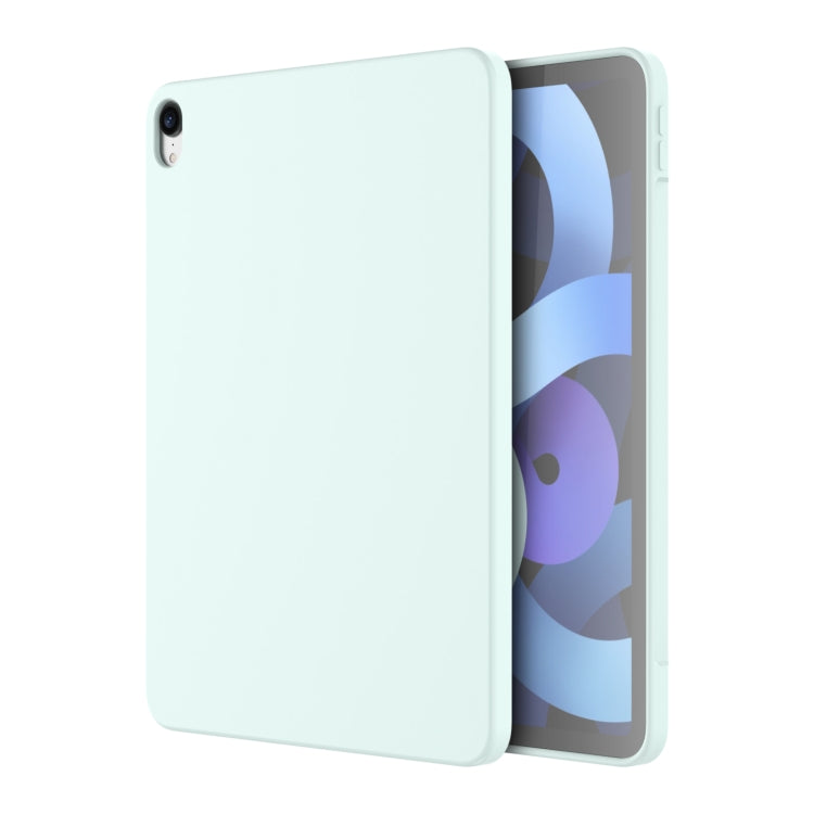 For iPad Air 11 2024 / Air 2022 /  Air 2020 10.9 Mutural Silicone Microfiber Tablet Case(Sky Blue) - HoMEdemic™ 