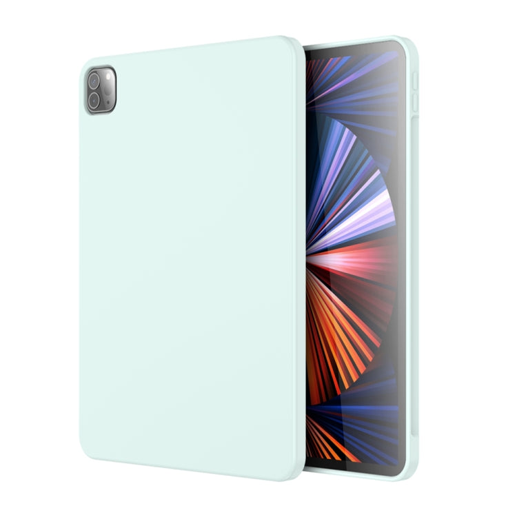For iPad Pro 11 inch 2022 / 2021 / 2020 Mutural Silicone Microfiber Tablet Case(Sky Blue) - HoMEdemic™ 