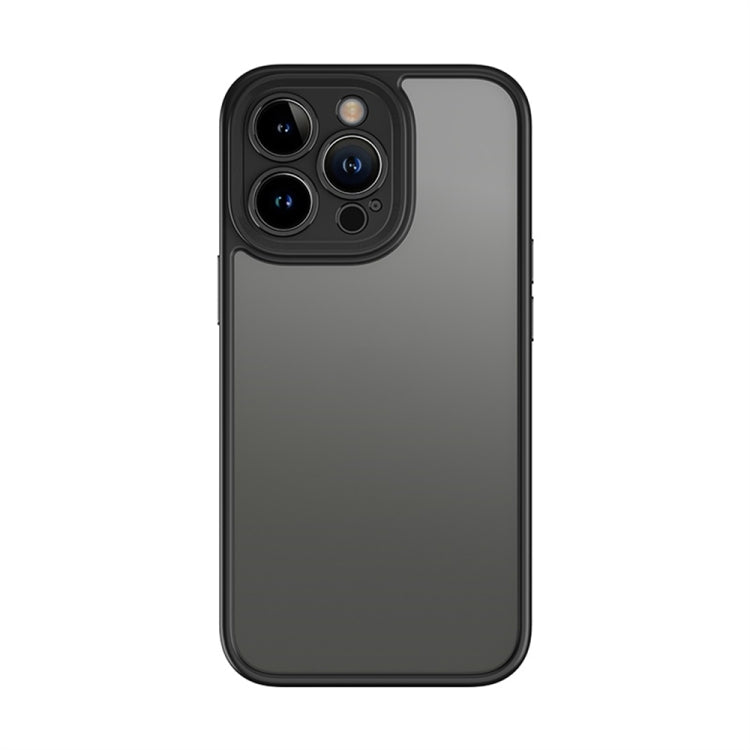 For iPhone 13 Pro ROCK U-shield Skin-like PC+TPU Phone Case (Black) - HoMEdemic™ 