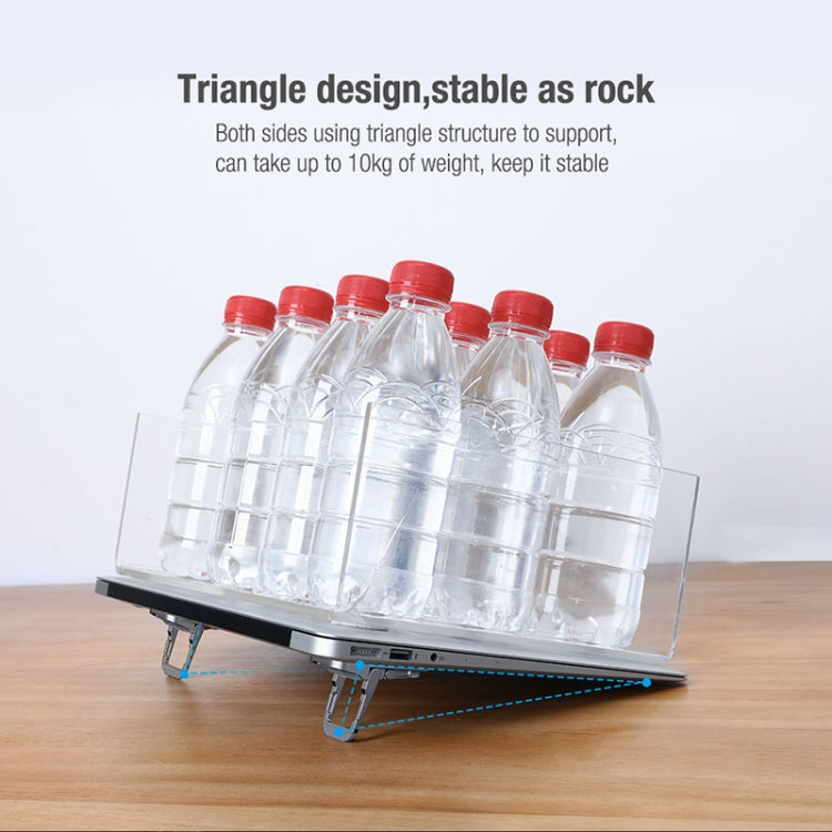 NILLKIN Bolster Plus Sticky Three-speed Adjustable Zinc Alloy Laptop Holder(Silver) - HoMEdemic™ 