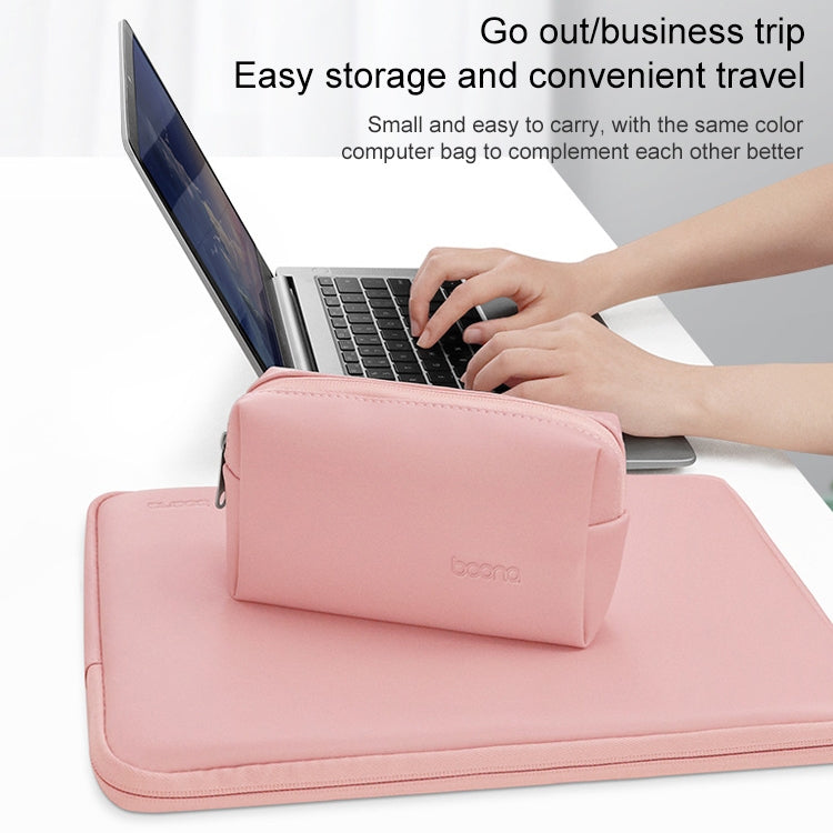 Baona XB-Q003 Power Storage Handbag PU Leather Digital Storage Bag(Blue) - HoMEdemic™ 