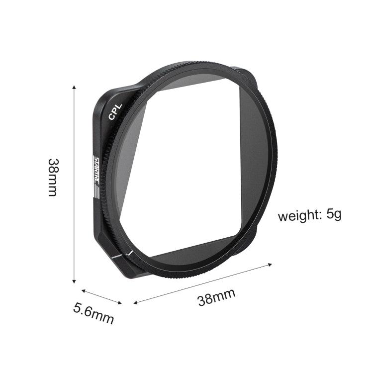 For DJI Mavic 3 STARTRC 1110300 CPL Lens Filter(Black) - HoMEdemic™ 