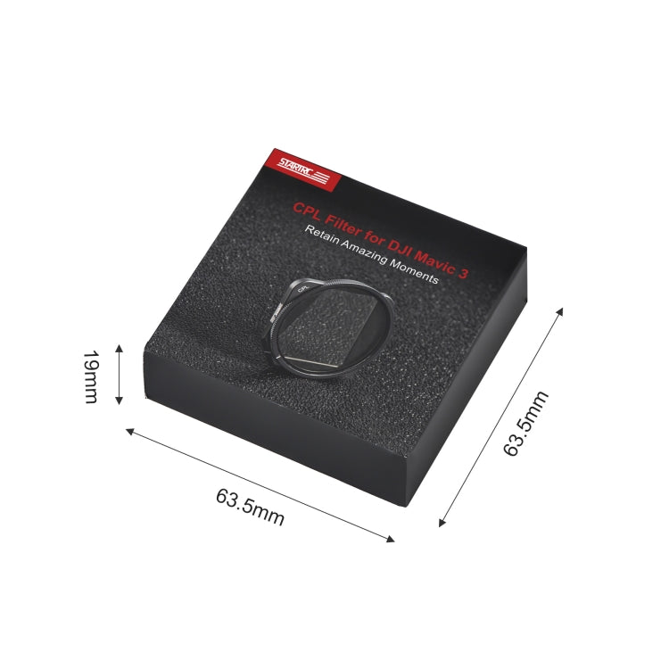 For DJI Mavic 3 STARTRC 1110300 CPL Lens Filter(Black) - HoMEdemic™ 