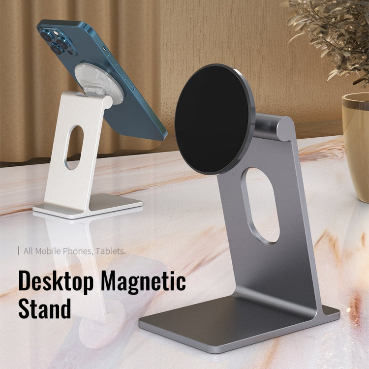 R-JUST SJ18 Square Desktop Magnetic Holder(Grey) - HoMEdemic™ 