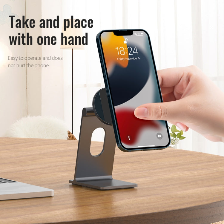 R-JUST SJ18 Square Desktop Magnetic Holder(Grey) - HoMEdemic™ 