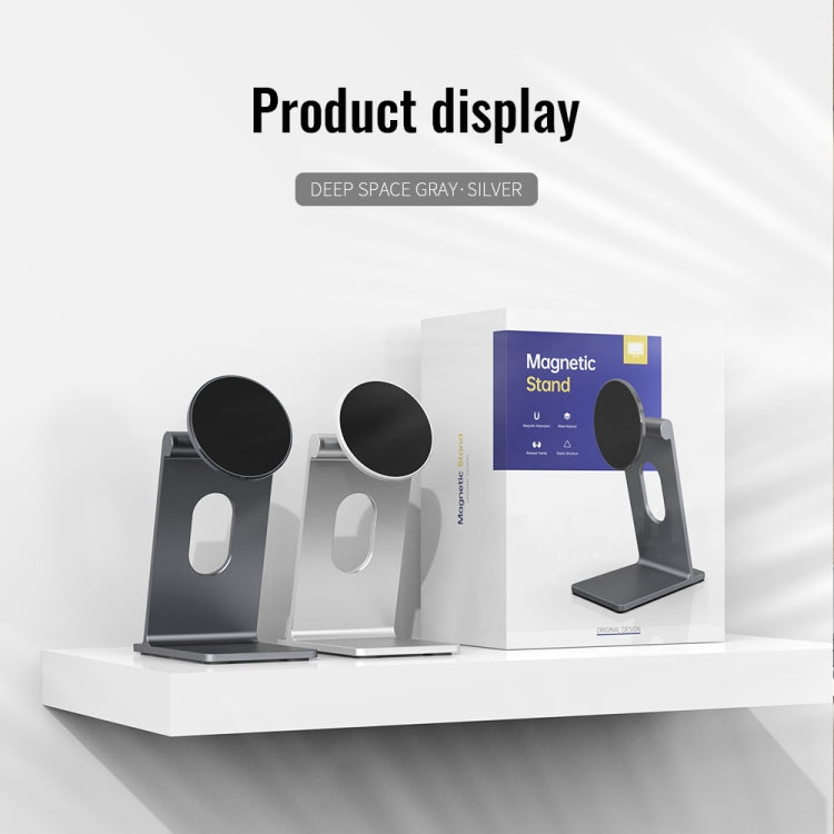 R-JUST SJ18 Square Desktop Magnetic Holder(Grey) - HoMEdemic™ 