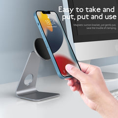 R-JUST SJ19 Round Desktop Magnetic Holder(Silver) - HoMEdemic™ 