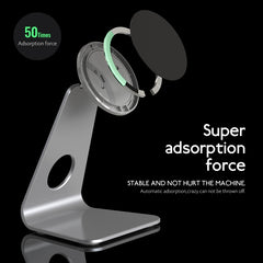 R-JUST SJ19 Round Desktop Magnetic Holder(Silver) - HoMEdemic™ 
