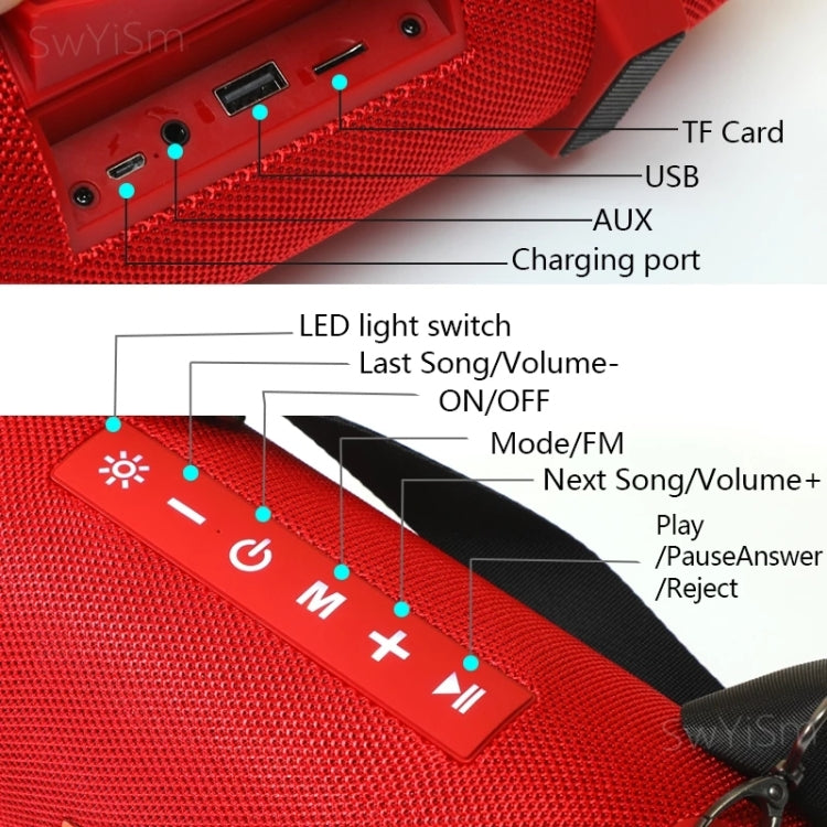 T&G TG322 40W Waterproof Portable LED Bluetooth Speaker(Black) - HoMEdemic™ 