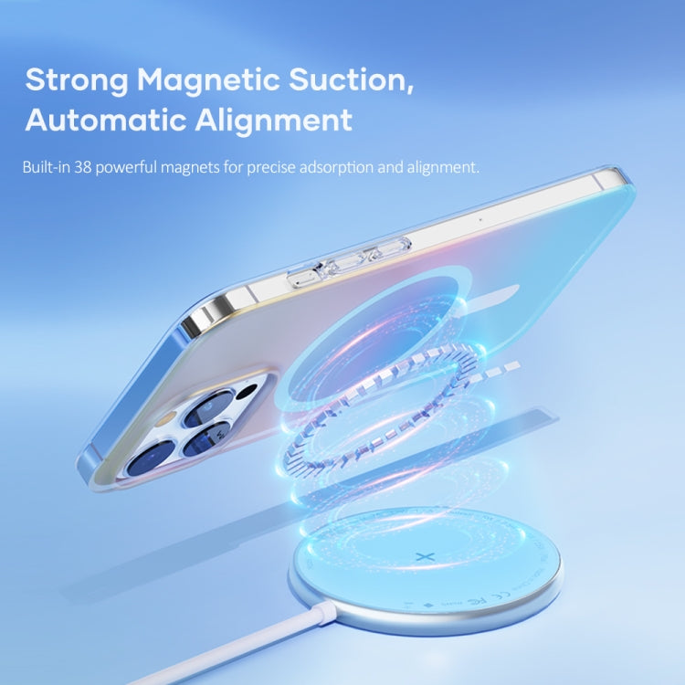For iPhone 13 Pro ROCK Magnetic Aurora TPU + PET Protective Phone Case (Aurora Gold) - HoMEdemic™ 
