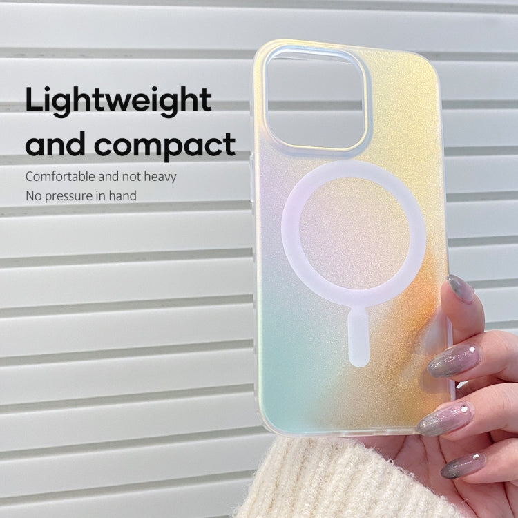 For iPhone 13 Pro Max ROCK Magnetic Aurora TPU + PET Protective Phone Case (Aurora Gold) - HoMEdemic™ 