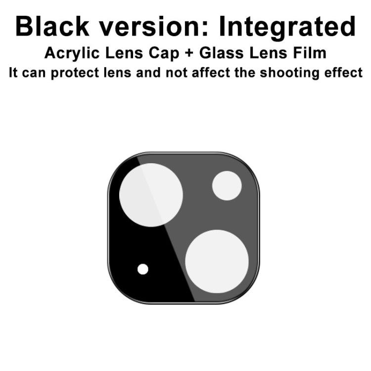 For iPhone 13 / 13 mini  imak Integrated Rear Camera Lens Tempered Glass Film with Lens Cap Black Version - HoMEdemic™ 