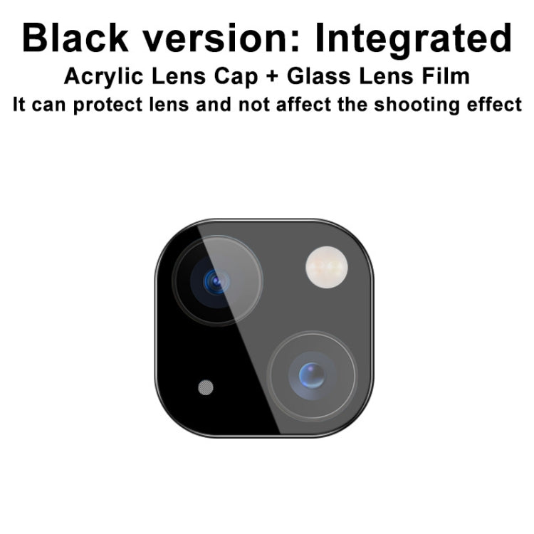 For iPhone 13 / 13 mini  imak Integrated Rear Camera Lens Tempered Glass Film with Lens Cap Black Version - HoMEdemic™ 