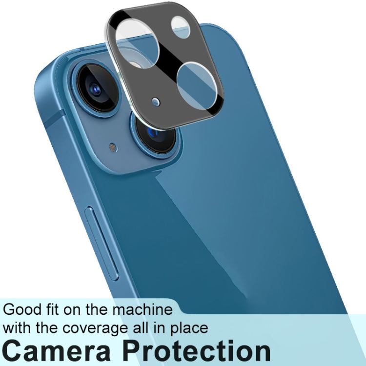 For iPhone 13 / 13 mini  imak Integrated Rear Camera Lens Tempered Glass Film with Lens Cap Black Version - HoMEdemic™ 