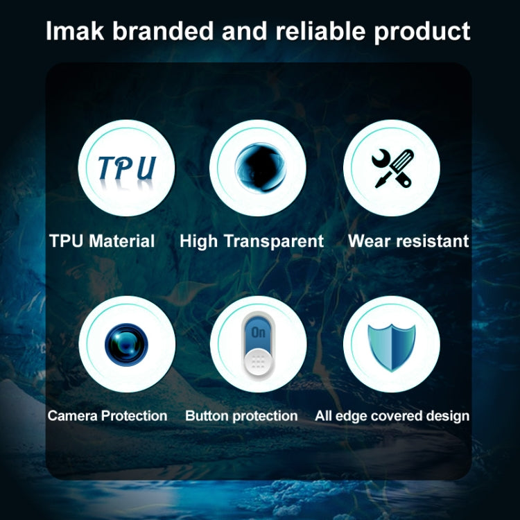 For iPhone 13 Pro imak UX-5 Series Transparent TPU Phone Case - HoMEdemic™ 